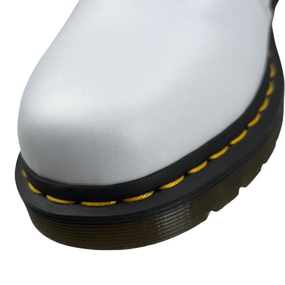 NWOT DR. MARTEN 2976 Yellow Stitch Smooth Leather Chelsea Boots Women US 11 - Picture 11 of 14